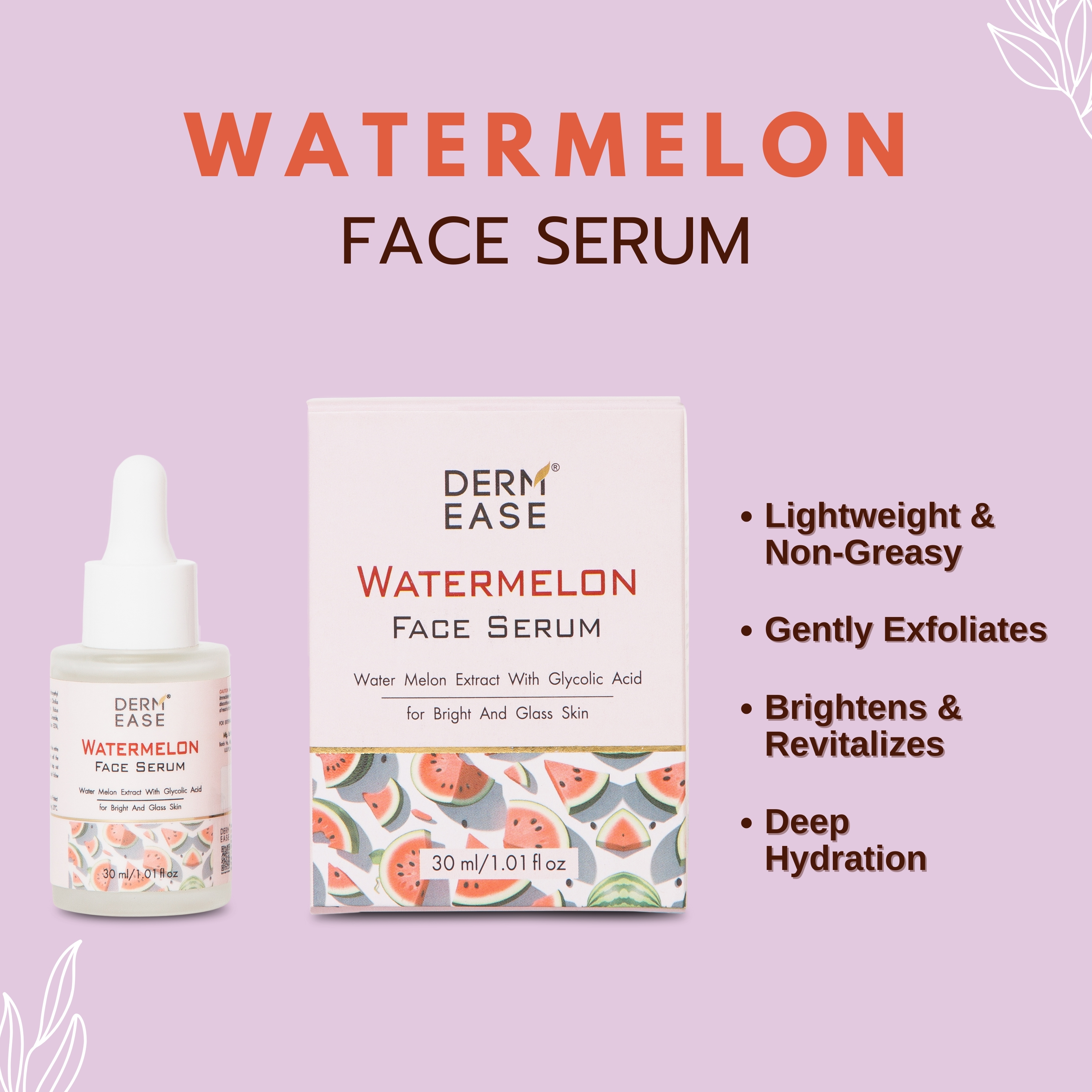 DERM EASE WATERMELON FACE SERUM